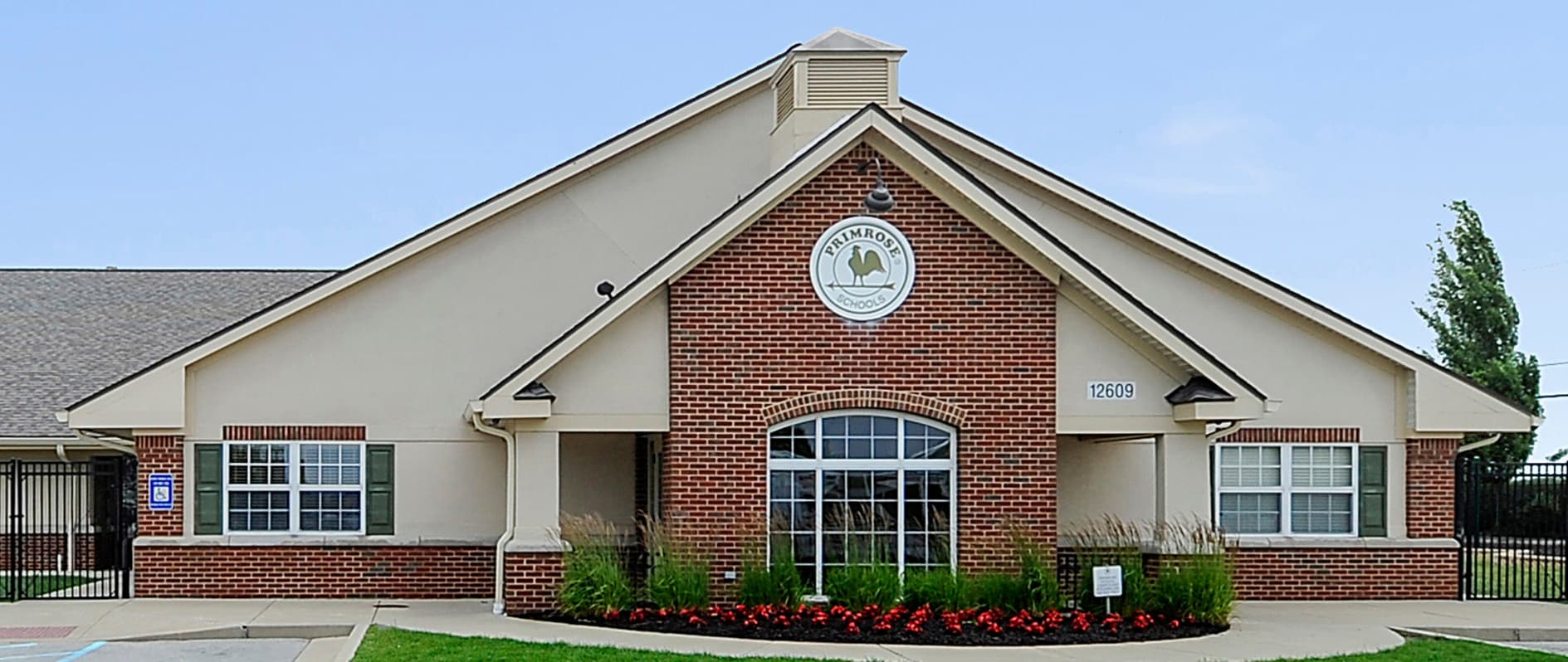exterior of primrose school of west fishers