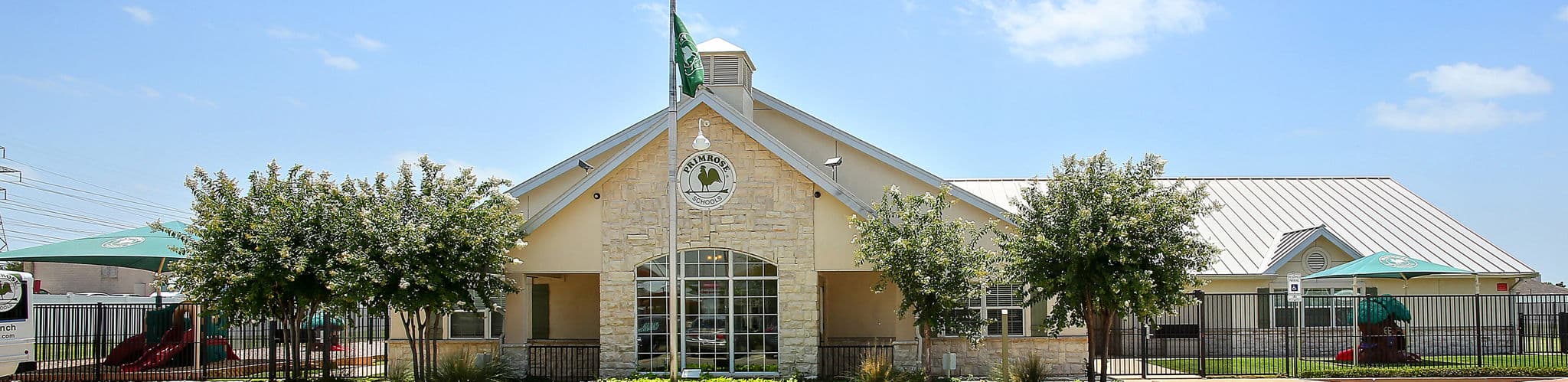 Exterior of a Primrose School at Eagle Ranch
