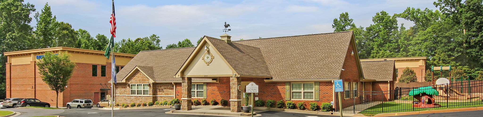 Exterior of a Primrose School of Peachtree Corners