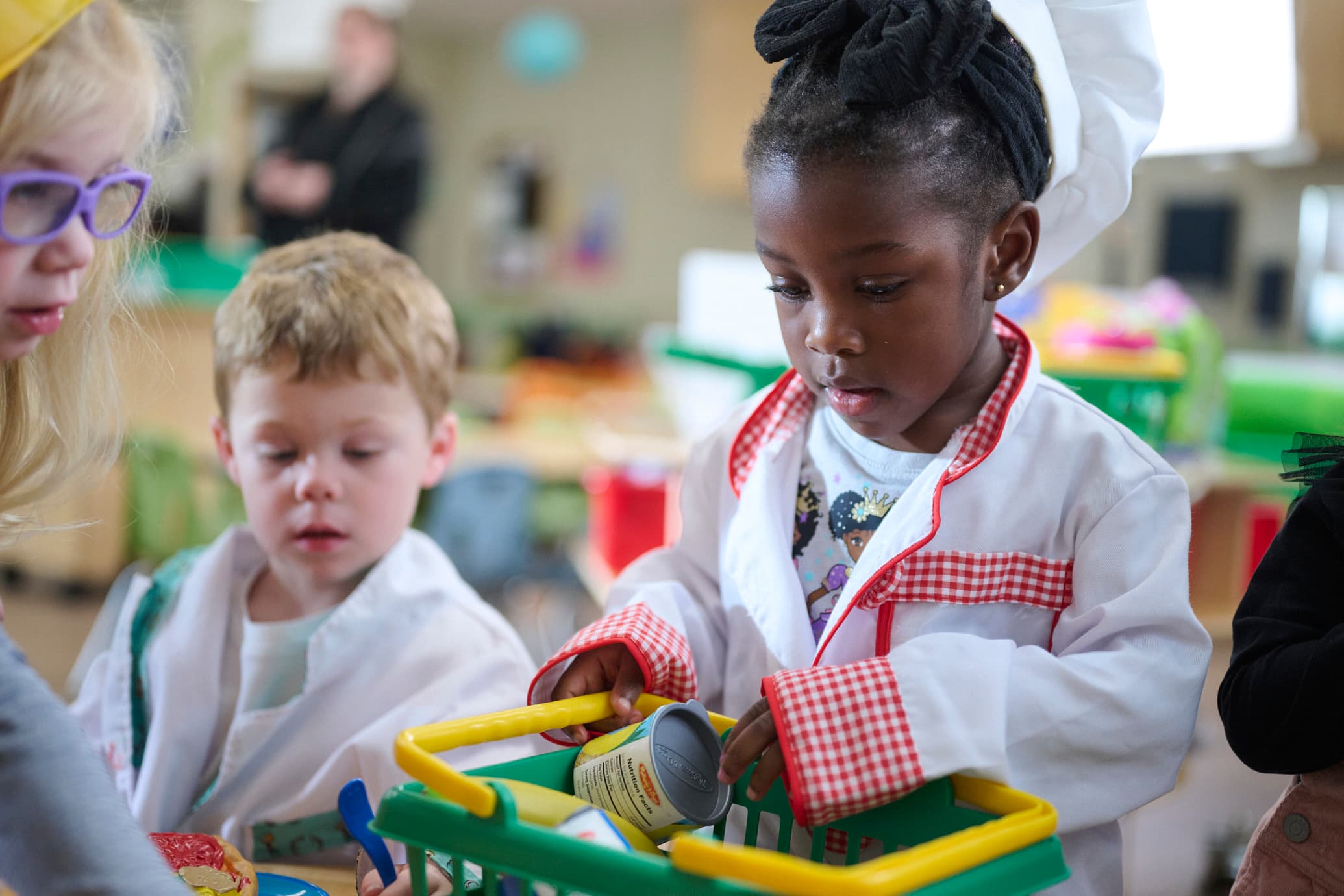 preschool children playing together