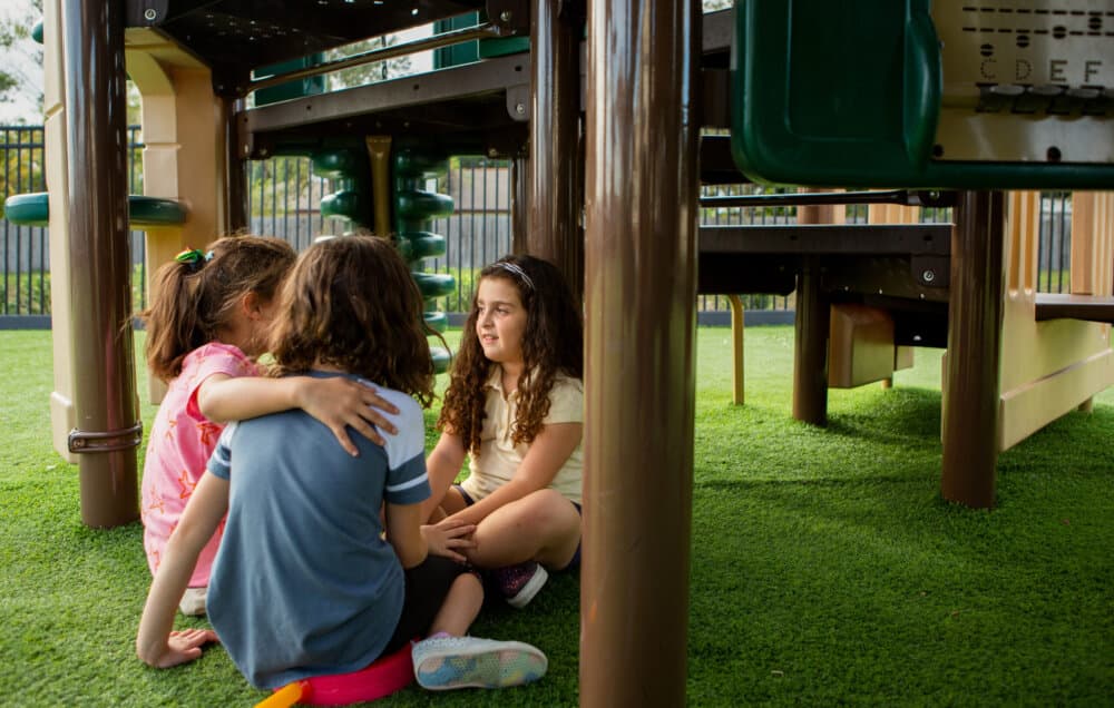 children on a playground